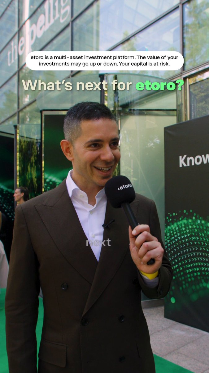 The new etoro app is built for the next generation of investing. We spoke with Or Peled, our VP of Product, about bringing investing to Apple Watch, integrating AI across the platform, and why the future of investing is about making powerful tools accessible to everyone ✨