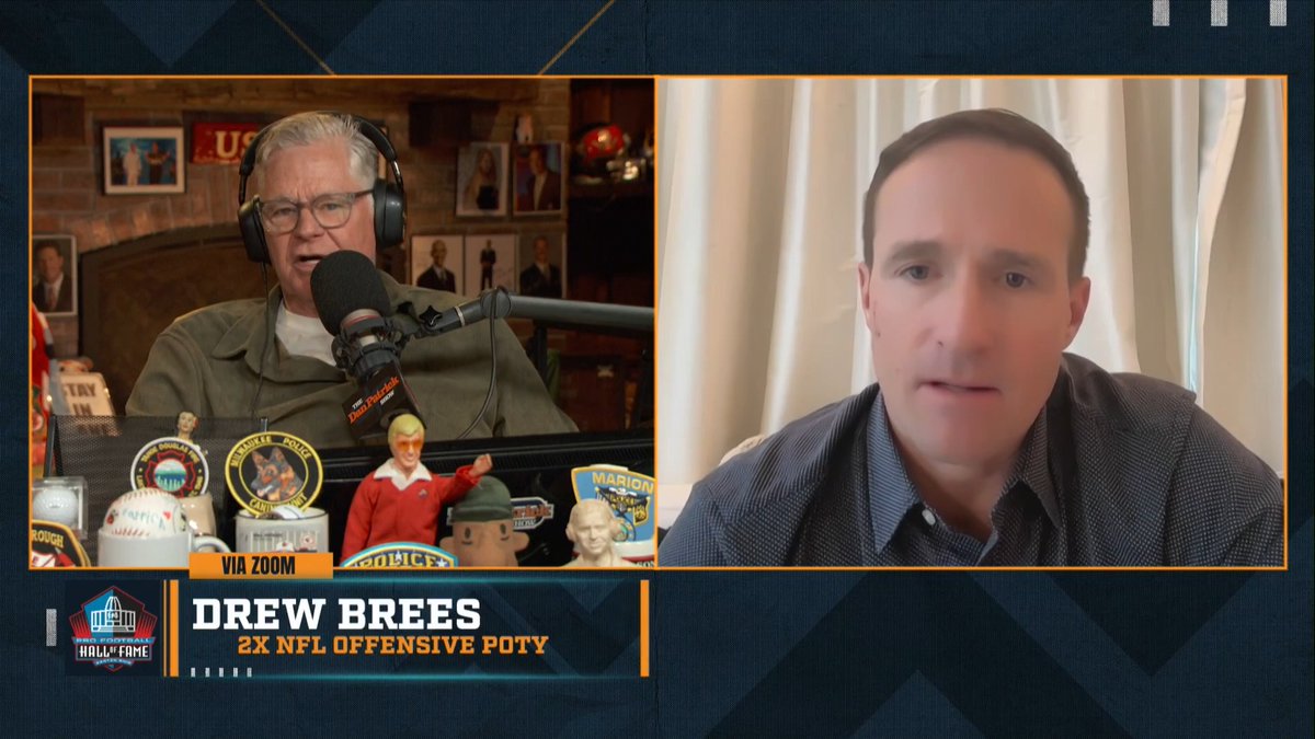 "Even with 17 games now, guys aren't throwing for the same number of yards that 10 years ago we were." – Drew Brees on evolving QB Hall of Fame standards