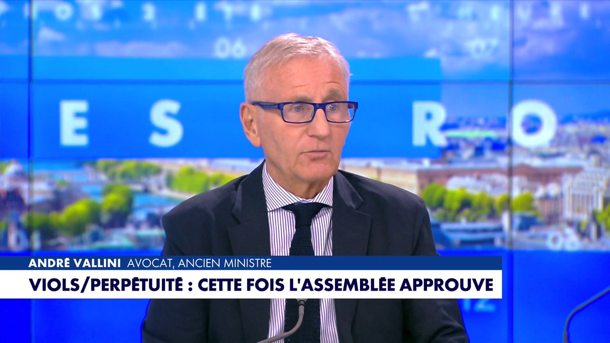 L'Assemblée nationale valide le projet de loi «de protection des enfants», avec notamment la perpétuité pour les viols en série sur les moins de 15 ans. Pour l'avocat et ancien ministre André Vallini, dans #HDPros2ETE : «Cette loi bouleverse l'échelle des peines»