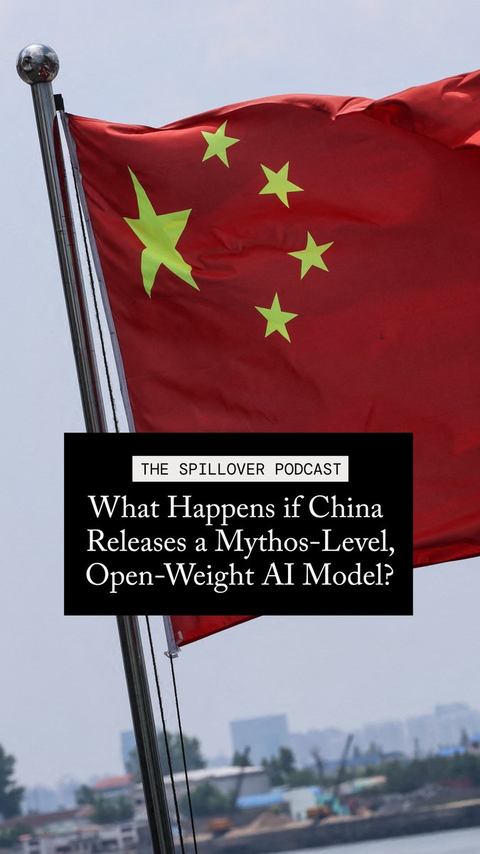 "Pretty soon China will get a Mythos-level AI and on current form it will release that as an open-weight model, meaning that anybody can use it with no safeguards, whatever. Every criminal organization in the world will get it," says CFR expert Sebastian Mallaby, in conversation with Foreign Affairs editor Dan Kurtz-Phelan on The Foreign Affairs Interview podcast. “We need to be more frightened . . . ," adds Mallaby, "[The Trump administration] will give you a whole story about how we have to stay ahead of China. They’re addressing that superpower balance question. They are totally missing the proliferation question.” Watch the full episode here or wherever you get your podcasts: