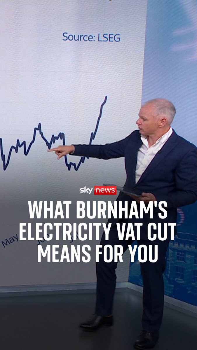 Prime minister Andy Burnham has announced a 5% VAT cut on electricity bills on his first day in office, which will save average households £45 a year. But what does the measure actually mean for you? Sky’s Paul Kelso explains