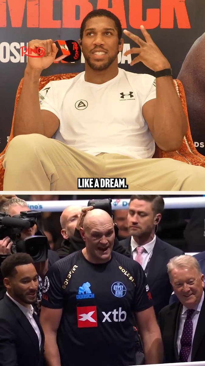 Anthony Joshua tells The Ring that the dream of fighting Tyson Fury could become reality if both win their fights this weekend 💭 #JoshuaPrenga | July 25th | Exclusively on DAZN 🥊