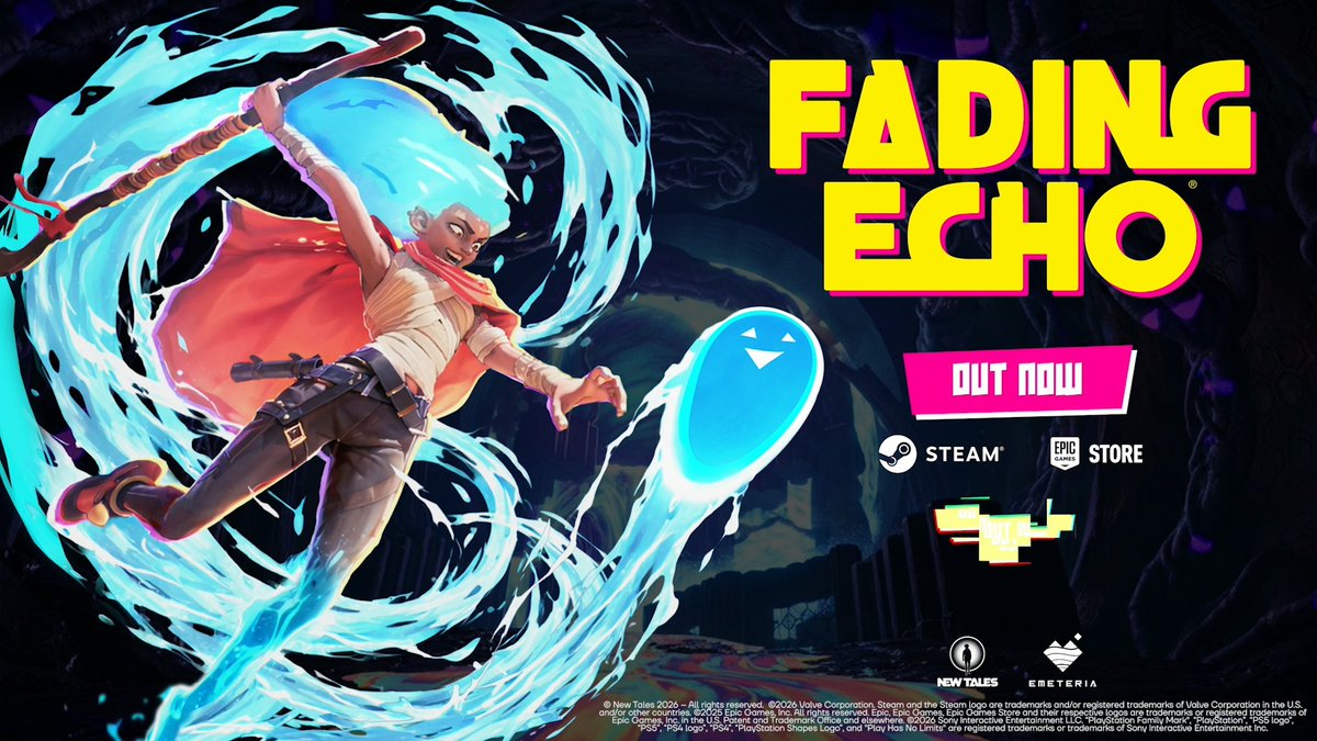 Does Someone Sound Familiar? 🔥💧✨ Fading Echo is out now on PC via Steam and the Epic Games Store, with a limited-time launch discount! Unleash water, combine elements, and explore a reactive world featuring Matthew Mercer, Laura Bailey, Sam Riegel, Liam O'Brien, and more familiar voices. PLAY NOW ⬇️ #sponsored