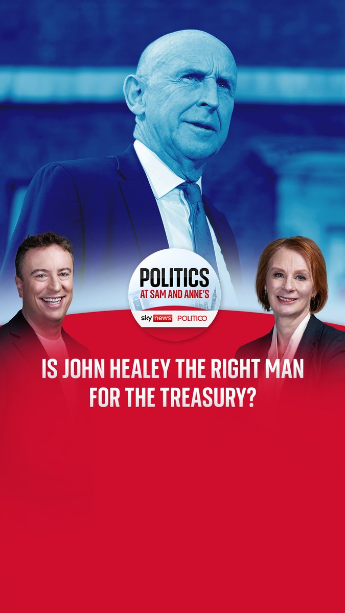 Can John Healey handle the Treasury? In today's episode, anne mcelvoy and @samcoatessky examine whether Burnham’s new chancellor has what it takes to grip the public finances. Listen now 🔗