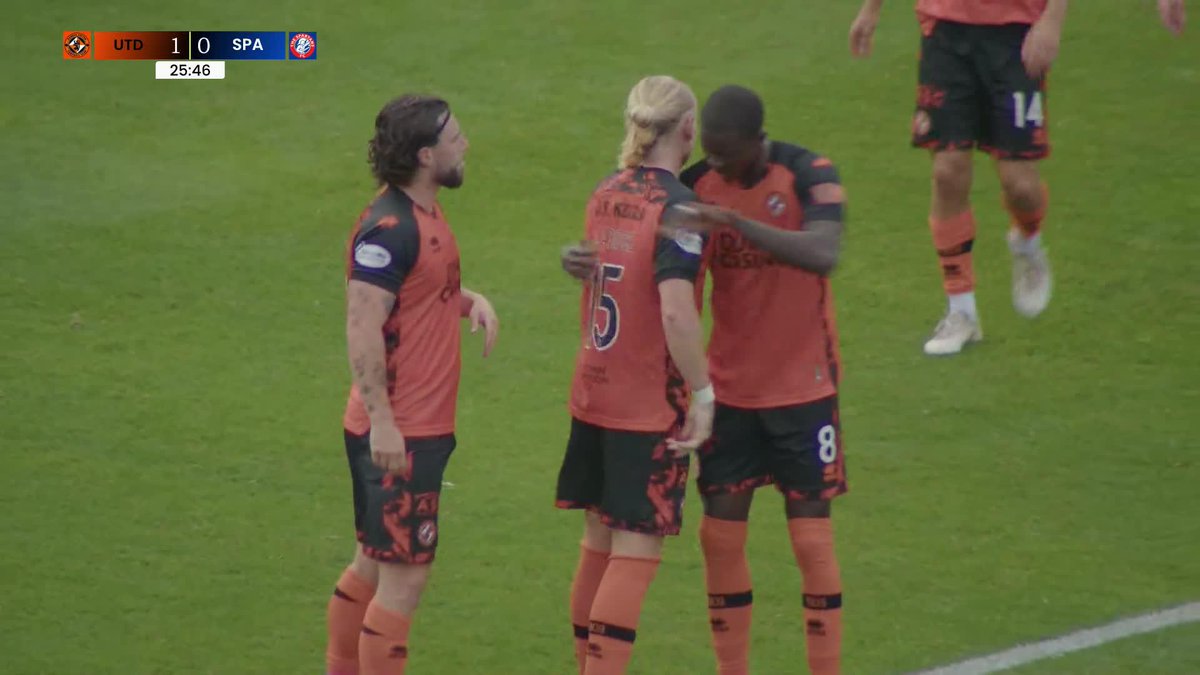 Lachlan Rose with a composed touch and finish to open the scoring! 🍊 The new Dundee United FC signing makes it goals in back-to-back matches 🔥 #PremierSportsCup