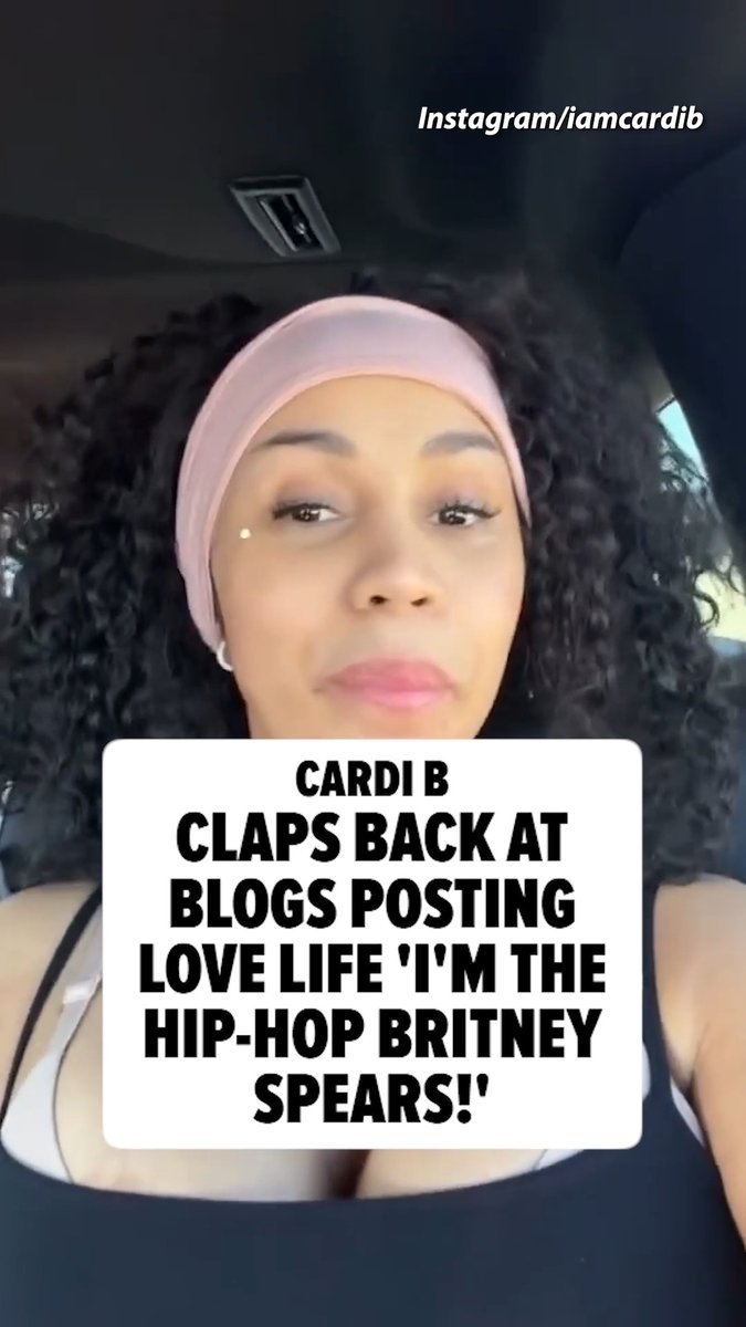 Cardi B claps back at blogs posting about her love life 👀😬