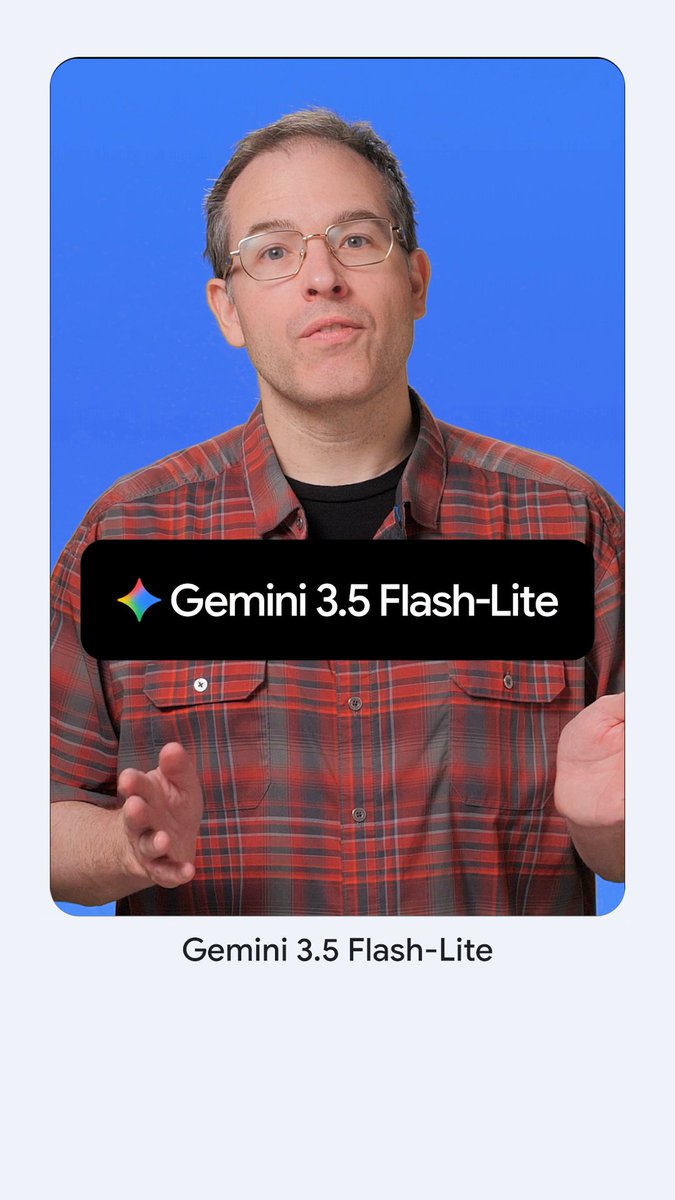 Optimized for high-volume workloads, Gemini 3.5 Flash-Lite is now available for agentic Android development. 😎 This is one of our fastest, most cost-efficient models yet. Start building through the Gemini API in Android Studio →