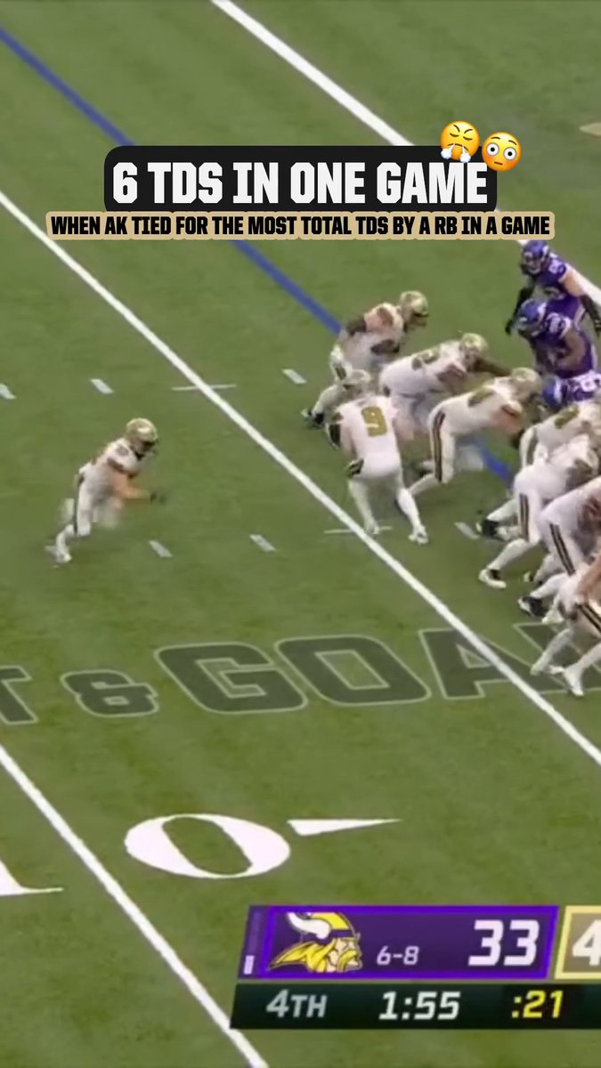 The best Christmas gift ever was hearing "Touchdown, Alvin Kamara" six times in one game 📺