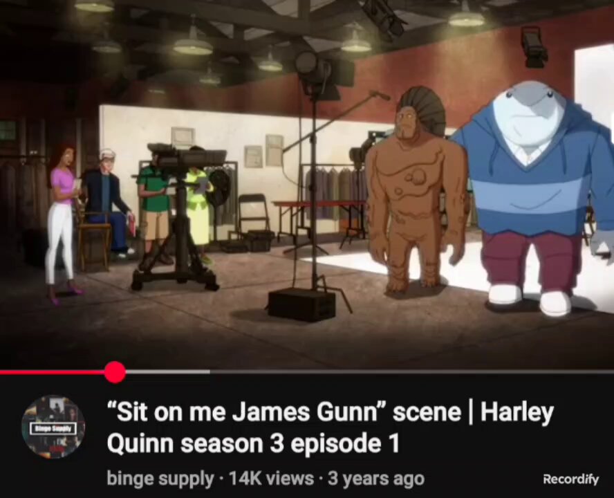 So i take it James Gunn sat on him too?