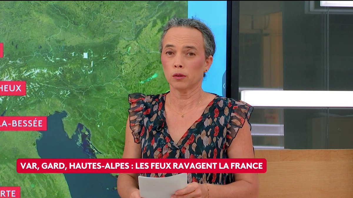 ๐ด ๐ฃ๏ธ Un feu dรฉclarรฉ dans l'aprรจs-midi a dรฉjร parcouru 1 700 hectares dans le Var, les flammes progressent "ร une vitesse trรจs importante", selon le prรฉfet. #canal16