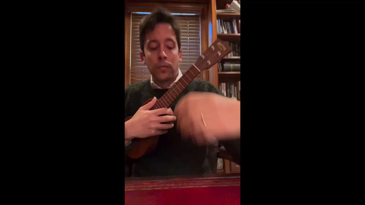 Not too long ago, Ben Shapiro was close to firing Michael because he kept playing the Spongebob song on his ukelele for hours and hours. He did it for a month straight I think. He kept making recordings of it too and sent one to me directly since he knew I was a fan of Spongebob. At least he changed it up here. Here's the video he sent me though during his Spongebob obsession, cigar fueled, ukelele jam sessions.