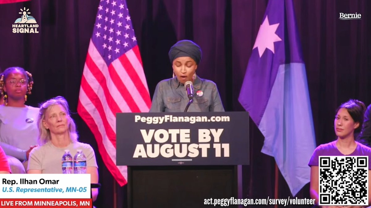 U.S. Rep. Rep. Ilhan Omar Omar (D-MN) on the huge amount of corporate spending in the Minnesota Senate race: "Our senators should answer to the people of Minnesota, not to the billionaire donors, the corporate interests or outside groups trying to buy influence."