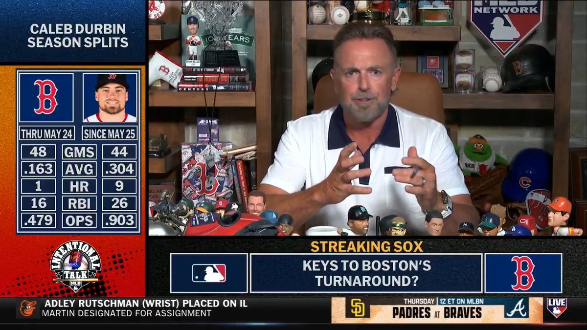 "He never strayed during every struggle... if you play this game hard and you respect 90 feet, you will get the benefit of the doubt [in Boston]." Kevin Millar lauds Caleb Durbin as one of the biggest reasons for the Red Sox's unbelievable turnaround. Siera Santos | RyanDempster