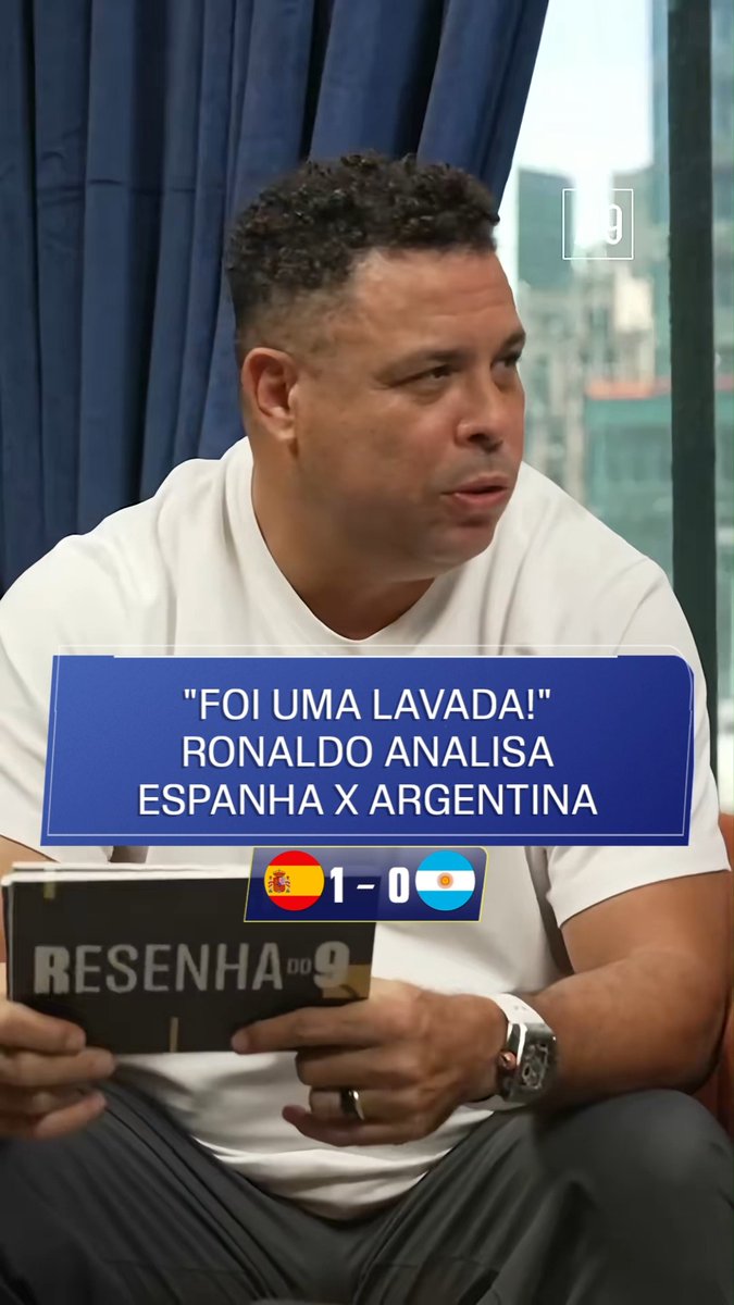 RONALDO ANALISA A FINAL DA COPA 🇪🇸 Ronaldo Fenômeno analisou a final da Copa do Mundo entre Espanha e Argentina e foi direto na avaliação: para ele, a seleção espanhola dominou a partida e foi superior durante a decisão. #FutebolNaESPN #ESPN2026 #FIFAWorldCup