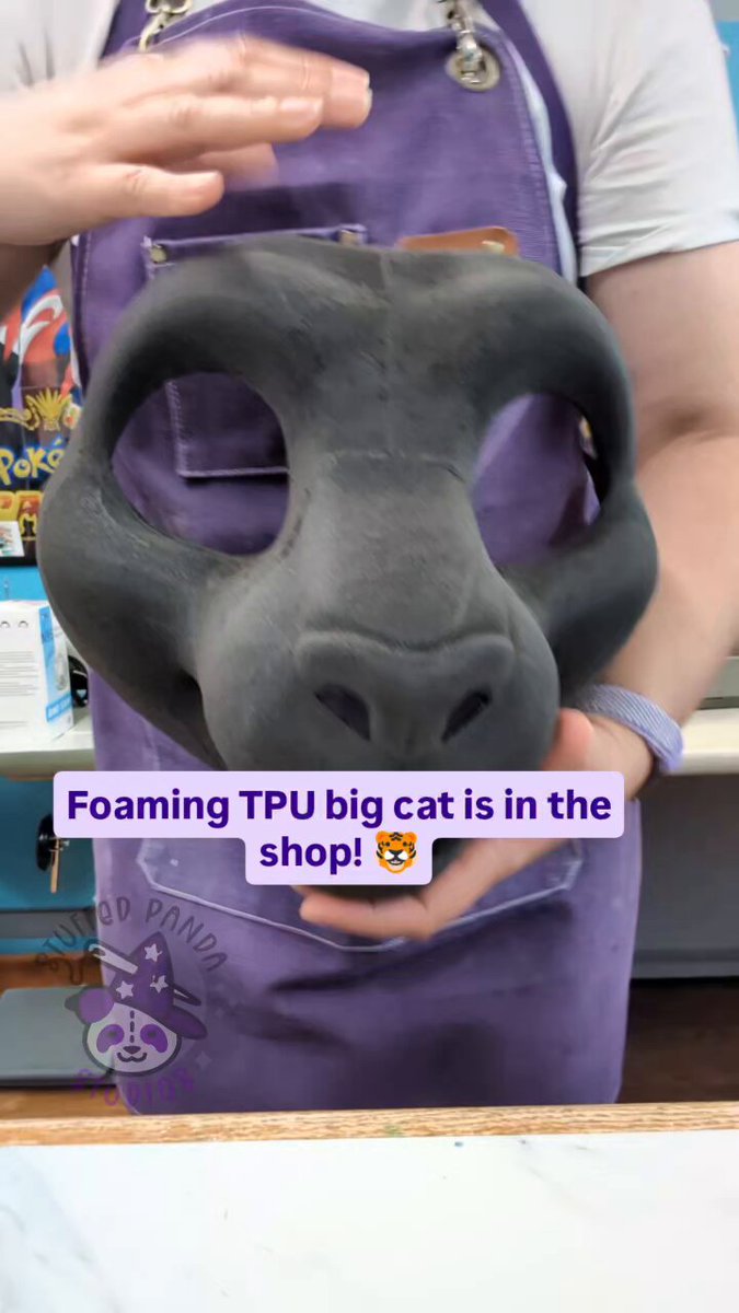 The foaming TPU big cat is now in my Etsy shop, link in below! If you want one of my other regular TPU bases printed out of foam please message me on Etsy. I want to convert all of them eventually but I need a little push haha! With these you have the option -