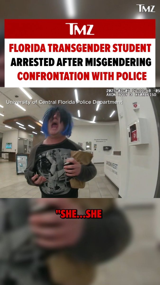 🚨 Newly released bodycam footage shows a confrontation between University of Central Florida student Jarrett Vick and police after a pronoun dispute allegedly escalated into an arrest.