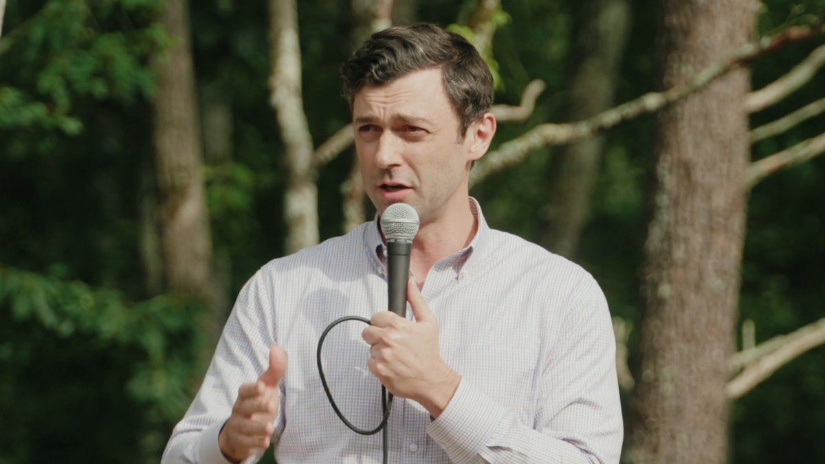 Ossoff: He tried to throw out your votes. He tried to seize the American presidency. And he's still not over it. And given those facts and that record, we would be naive not to expect the dirty tricks that are coming over the next five months, because he's making his intentions very clear. And as absurd as the lies are, he is going to try to wield the presidency to attack this election and undermine voting rights.