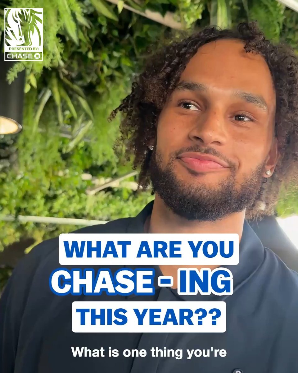 Everyone's chasing something 💙 What are you chasing this year? Chase // #MFFL