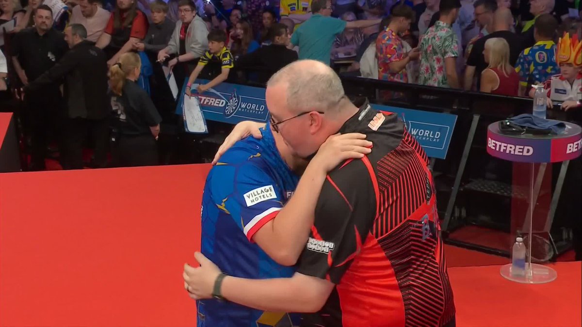 The fact that Josh Rock was fighting back the tears because he thought he was over celebrating against one of his best friends on tour just shows your the type of lad he is A top dart player and an even better person
