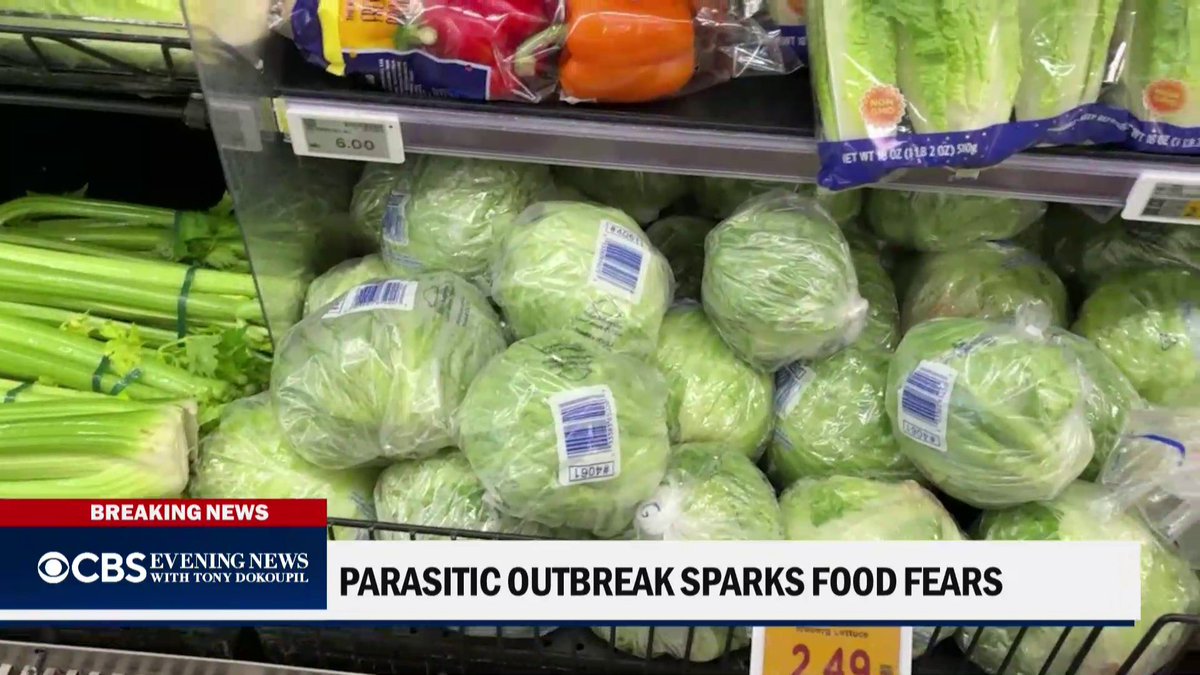 Federal health officials say iceberg lettuce grown by Taylor Farms in central Mexico has been linked to this summer's Cyclospora outbreak. Health Secretary Robert F. Kennedy Jr. said last year's budget cuts had no impact on the outbreak or investigation as questions continue over the federal response.