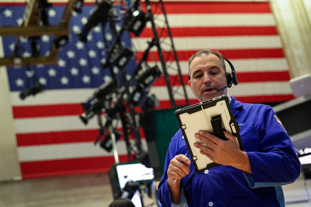 Wall Street's main indexes closed higher as a steep rally in semiconductor shares helped shift the focus away from the latest Middle East hostilities and tariff battles, while investors looked ahead to major technology earnings reports
