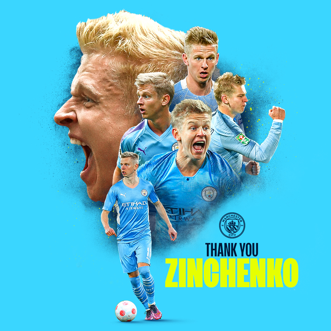 #OnThisDay: Oleksandr Zinchenko left #ManCity [2022] 🔵 128 Apps ⚽️ 2 Goals 🅰️ 12 Assists 🏆 League Cup [x4] 🏆 Premier League [x4] 🏆 FA Cup [x1] 🏆 Community Shield [x1]