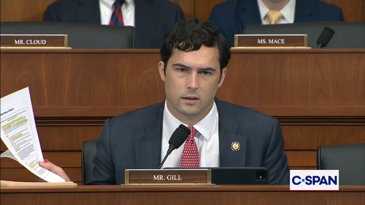 Rep. Brandon Gill to Smithsonian Director Hartig: Gill: Can you help me square why your organization says that being polite is part of being a white supremacist? Hartig: I'm not exactly familiar with that passage of the mass action tool kit which is not one that we developed.