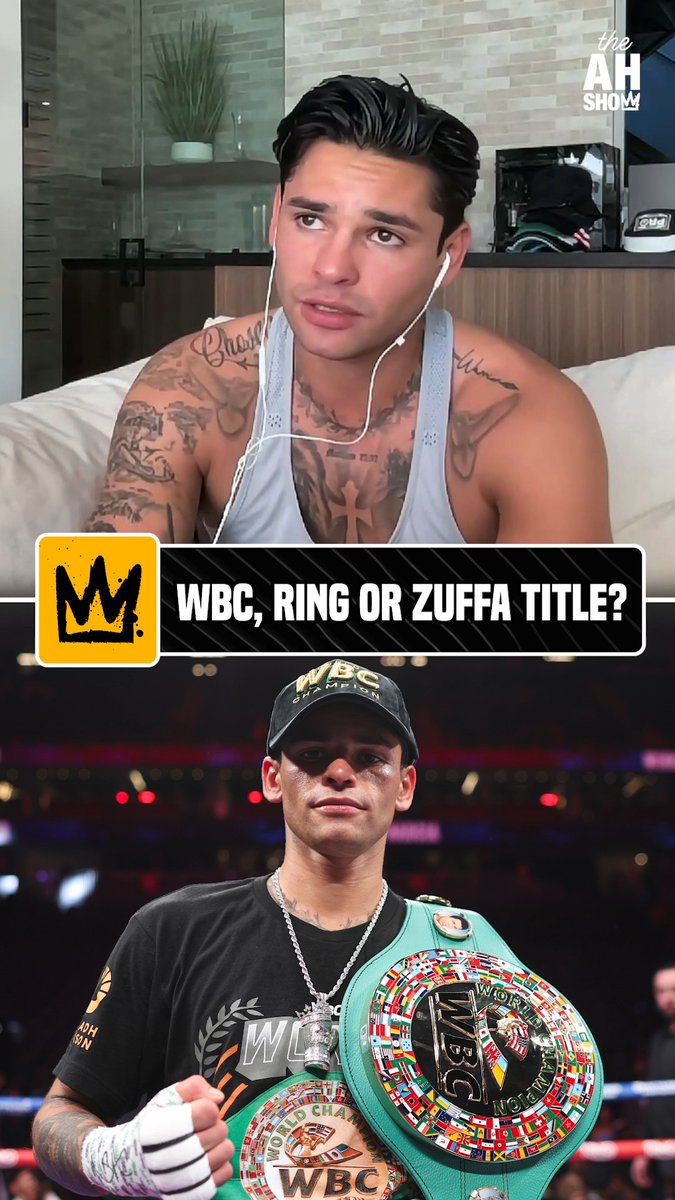 Ryan Garcia reveals which title will be on the line when he fights Conor Benn on Sept. 12 🏆 #GarciaBenn