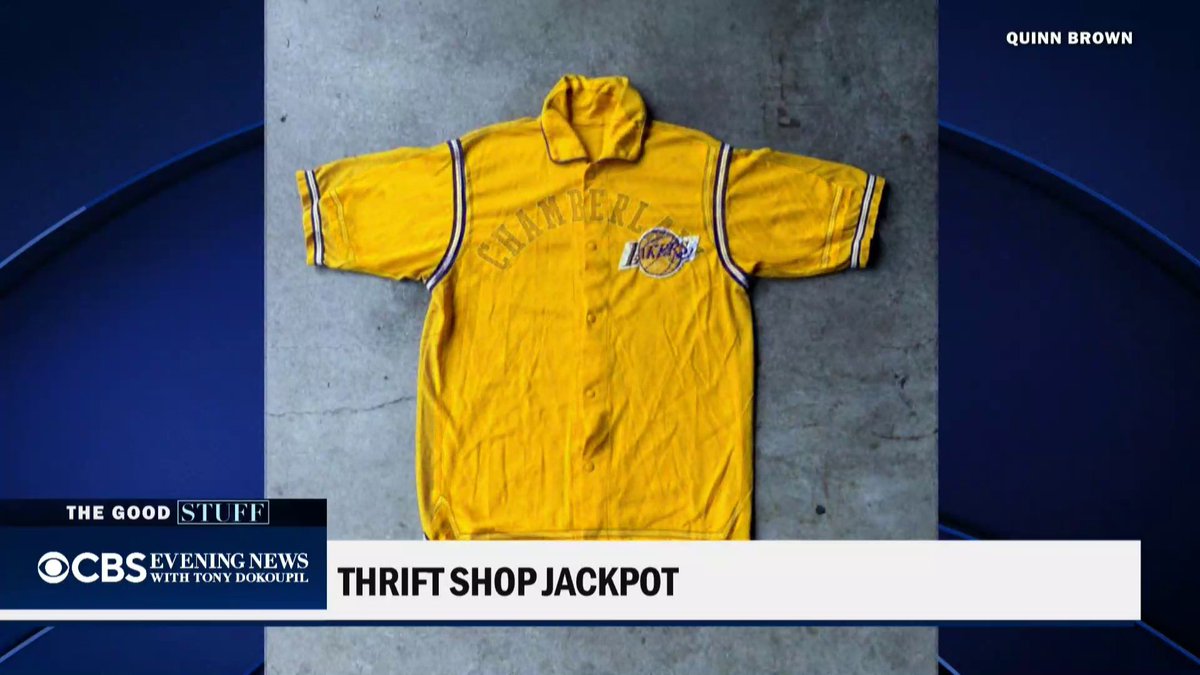 A 19-year-old thrift shopper paid just $3.07 for what turned out to be Wilt Chamberlain's warm-up jacket from the 1972 NBA Finals. After it was authenticated, the jacket sold at auction for nearly $90,000.