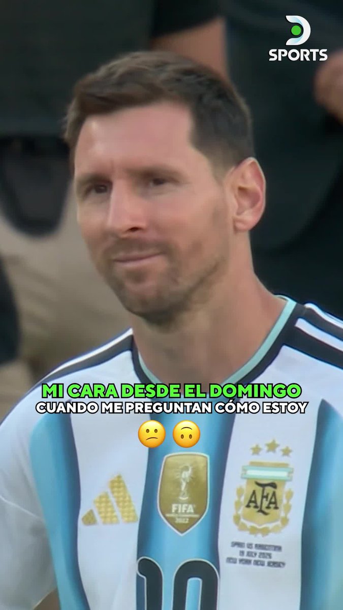 Hay imágenes que duelen... porque nos recuerdan que los momentos más felices también tienen un final 🥹🇦🇷 Si este video de Messi en la premiación te hizo un nudo en la garganta, no fuiste el único 💔 #MundialEnDSPORTS #FIFAWorldCup