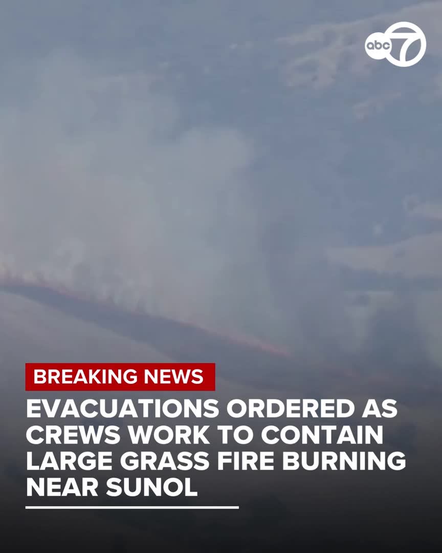 #BREAKING Evacuations have been ordered for a grass fire burning near Pleasanton and Sunol, which has already scorched at least 75 acres, according to CAL FIRE.