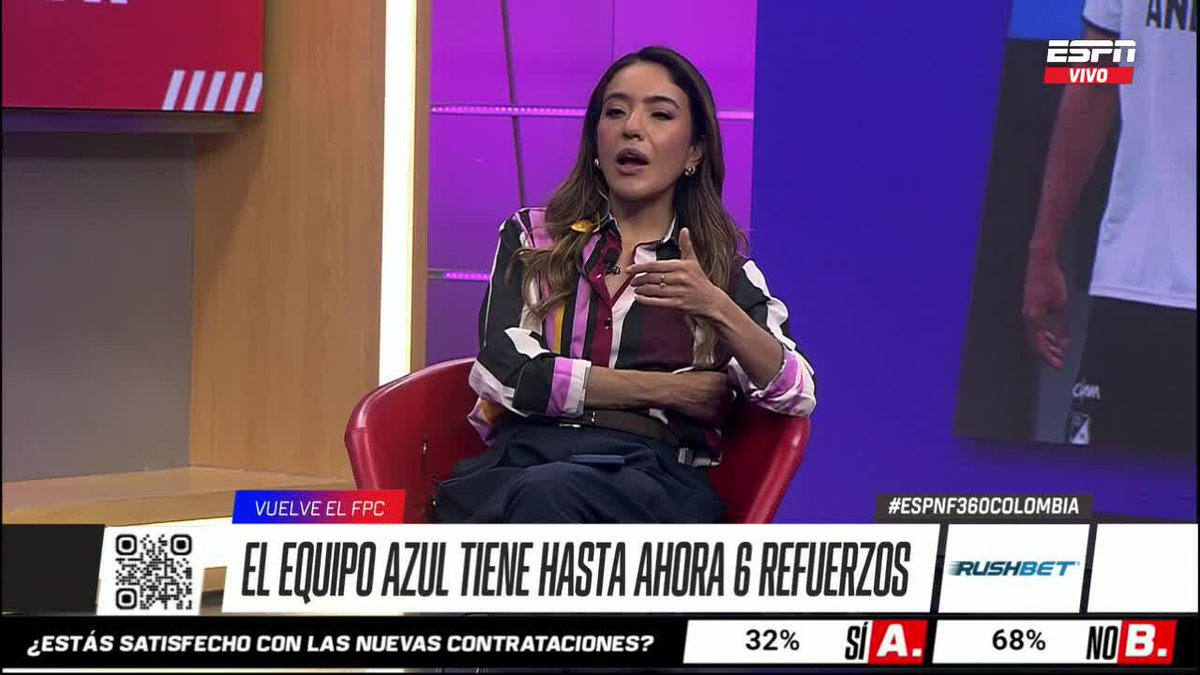 LOS HINCHAS DEL EQUIPO AZUL EXIGEN RESULTADOS "El hincha de Millonarios no aguanta un semestre más sin resultados deportivos" Sarah Castro Lizarazo ▶️ Mira #ESPNF360COLOMBIA en el Plan Premium de #DisneyPlus