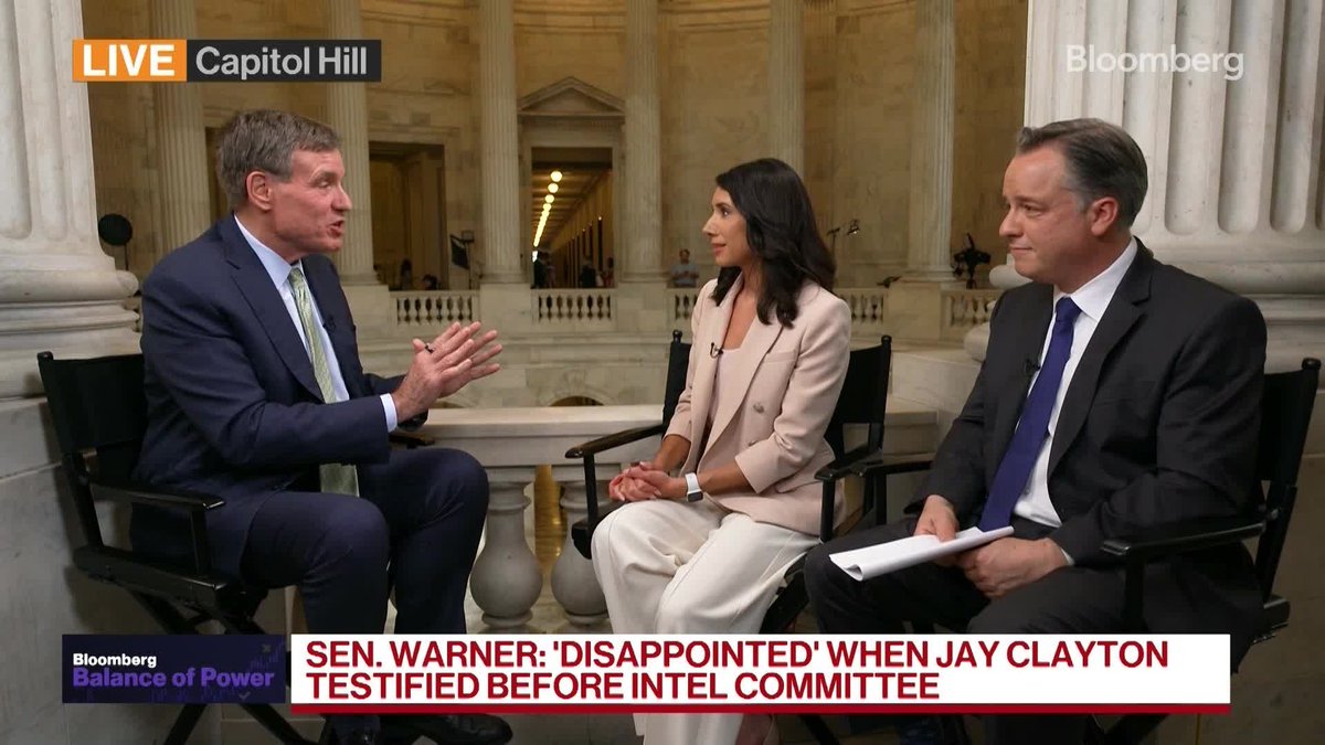 "No one interfered and changed a single vote." Sen. Mark Warner on President Trump's unsubstantiated claims that the 2020 election was stolen