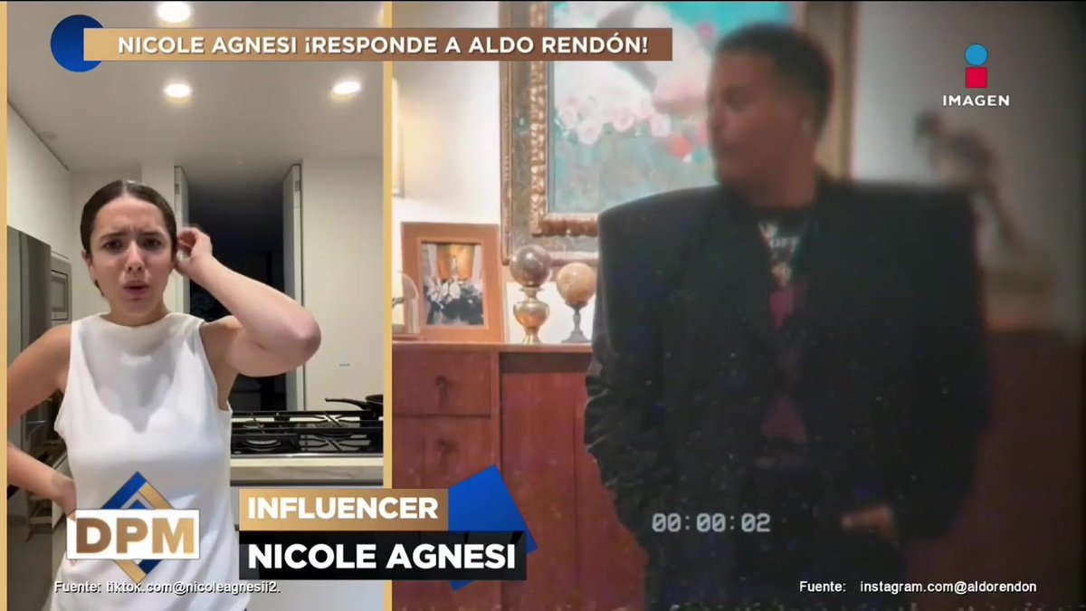 💥 Nicole Agnesi rompe el silencio y responde a Aldo Rendón después de que criticara su outfit. ¡Así reaccionó la influencer y dio su versión! #DePrimeraManoTV👌 de lunes a viernes 3 pm por el 3.1 de #ImagenTelevisión: