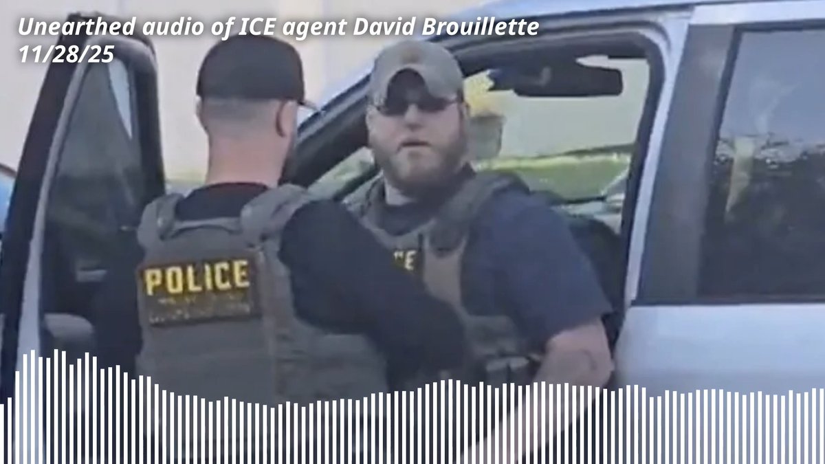 Unearthed audio reveals David Brouillette, the ICE agent who killed a man in Maine, threatening to slit his ex-wife's throat: "Every single female in your bloodline is nothing but a disgusting, fat [bleep]. All of you should have your throats slit."