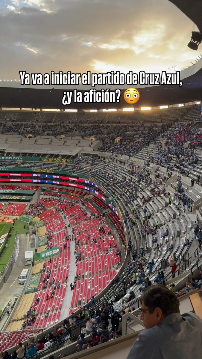 😳 La afición celeste no acompañó al Cruz Azul en su regreso al Estadio Banorte.