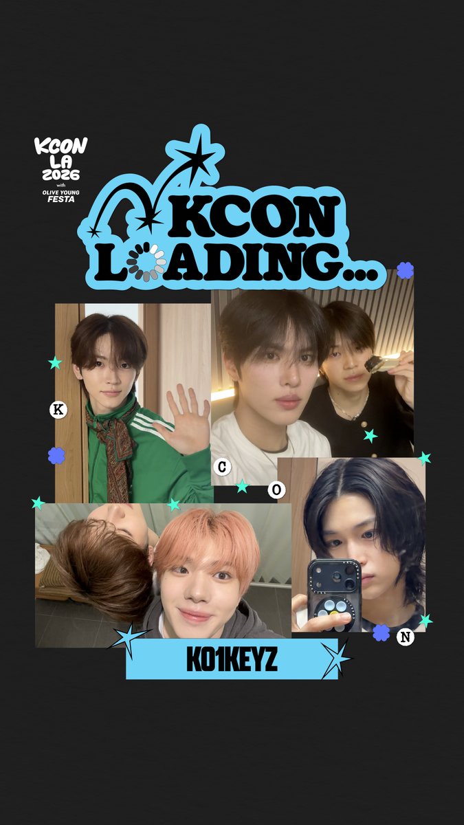 [#KCONLA2026] #KO1KEYZ KCON LOADING...⟳ Get a sneak peek at how KO1KEYZ is gearing up for KCON! KCONer are you ready to see them live? 🤩 - 𝐆𝐄𝐓 𝐘𝐎𝐔𝐑 𝐓𝐈𝐂𝐊𝐄𝐓 𝐍𝐎𝐖! 🎟️ 🔗Ticket Info - KCON LA 2026 AUG 14-16 Arena, LA Convention Center Let’s #KCON