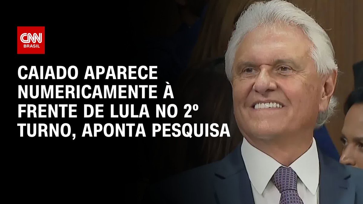 2º Turno: Caiado surge numericamente à frente de Lula; assista #CNNPrimeTime