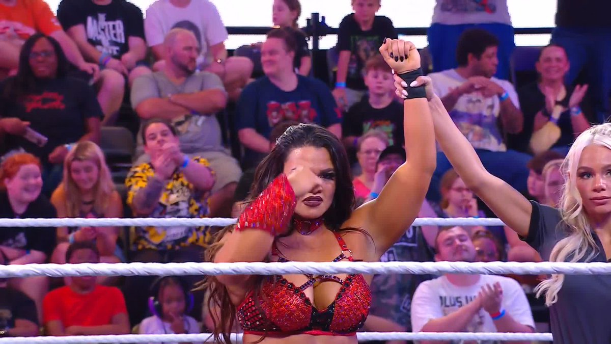 TOTAL DOMINATION 🙌 Welcome to NXT, Reina Volcán 🖤!