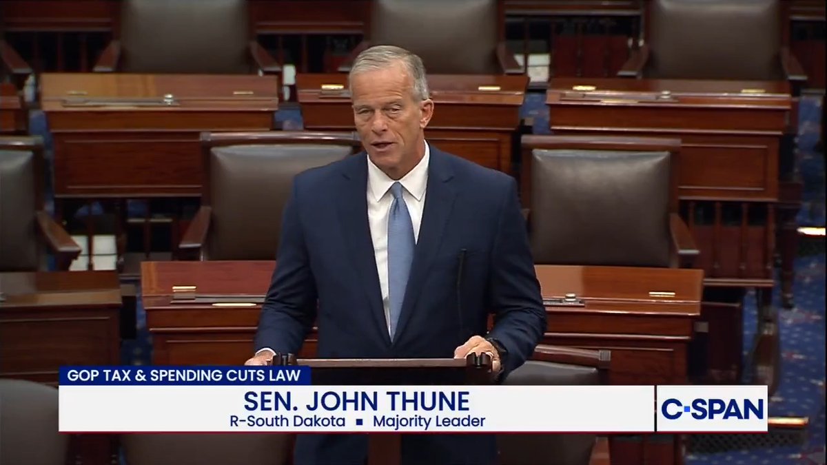 WATCH: John Thune on the benefits of Trump Accounts and Working Families Tax cut: