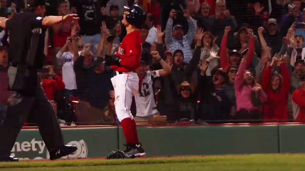 In Game 162, Mookie Betts slid in to home to walk it off. The Red Sox were already eliminated, but that didn’t matter. He was meant to be in Boston