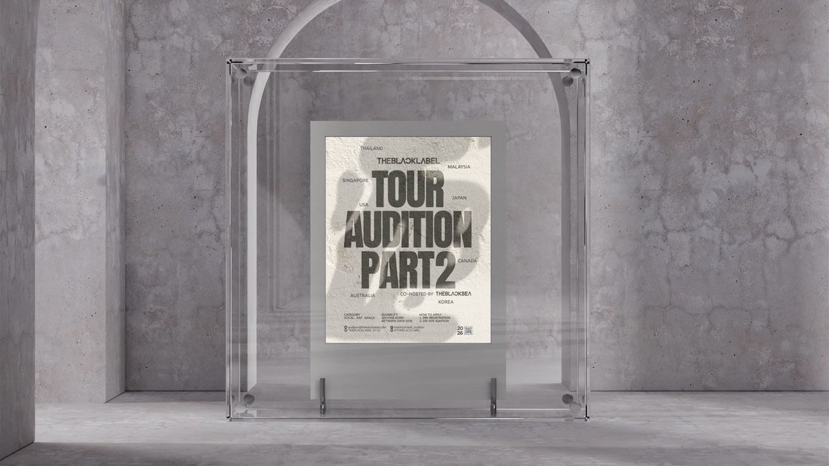 2026 THEBLACKLABEL TOUR AUDITION Part 2 Apply Now : 🚨 각 지역별 지원 일정은 상이합니다. 🚨 The application deadline may vary by region. #THEBLACKLABEL #더블랙레이블 #THEBLACKSEA #AUDITION #오디션
