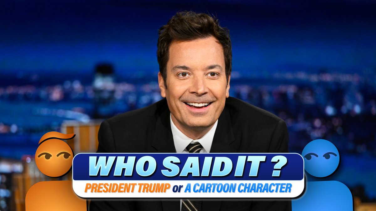 Who Said It: Trump or a cartoon character? #FallonTonight