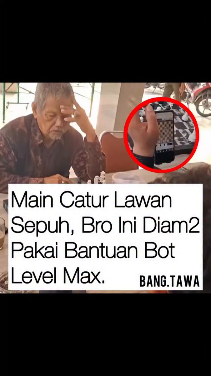 Kakeknya berpikir keras😭