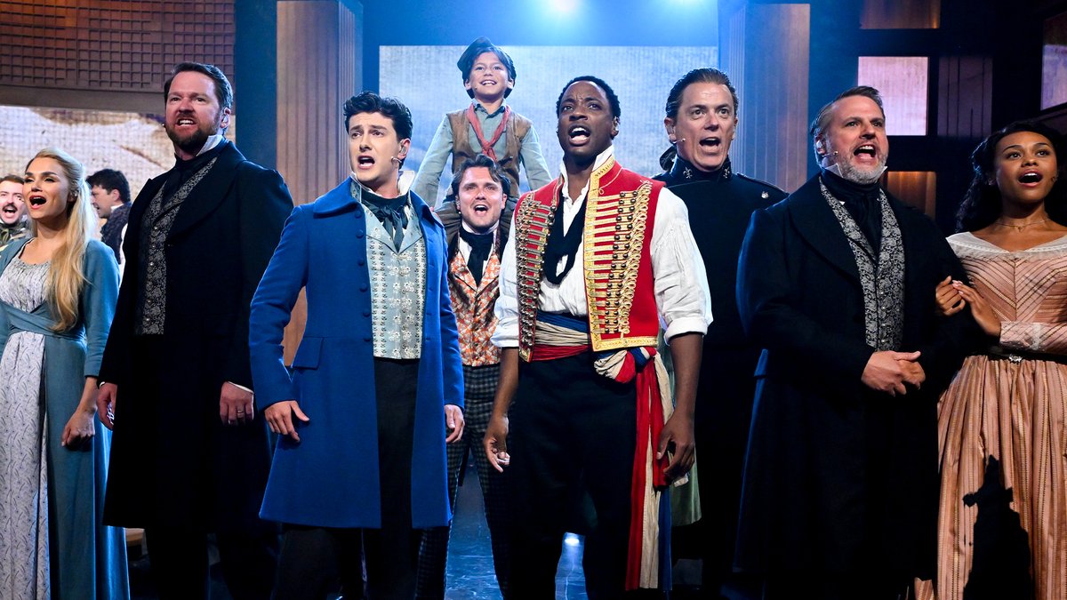 The cast of Les Misérables - The Arena Concert Spectacular performs “One Day More”! Watch the full performance ⬇️ #FallonTonight
