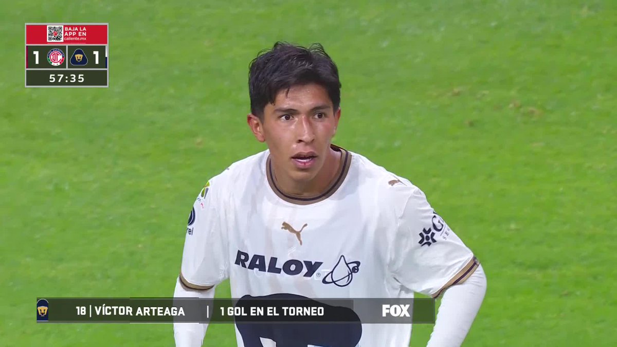 ¡LOS PUMAS LE DIERON LA VUELTA! 😵🤩 Sebastián Córdova se estrenó con los Pumas, los Universitarios se ponen al frente del marcador. 👹 Toluca FC 1-2 PUMAS 🐾 #LigaMX 🇲🇽