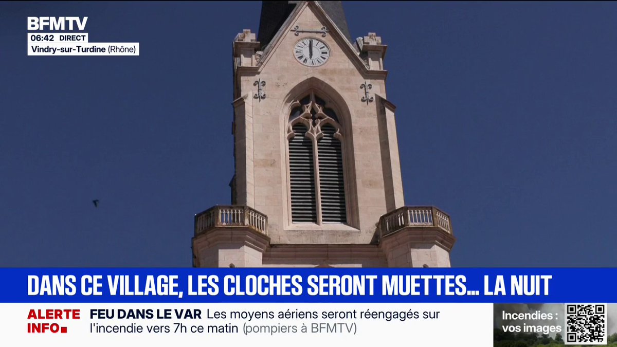Dans ce village du Rhône, les cloches de l'église vont arrêter de sonner la nuit à la demande d'une voisine