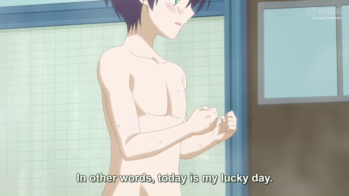 Caught plotting down bad in the public shower. 🚿💀 Watch Anime: TONIKAWA: Over the Moon For You on BiliBili #bilibilibeyondanime #bilibiliph #bilibilianime #トニカクカワイイ