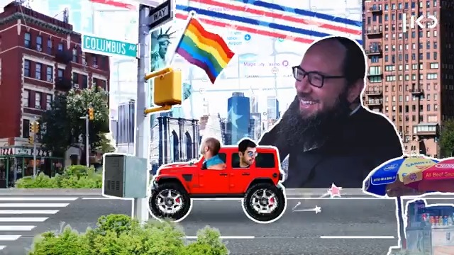 וולקאם טו ניו יורק 🗽יאיר אוסף את הרב מייק מושקוביץ, רב חרדי שתומך בנישואים להט"ביים. סיפור על צעיר אמריקאי שחזר בתשובה, על חלום חרדי שהתנפץ לרסיסים, ועל ילד שעדיין מחכה לשיחת טלפון אחת מאביו #הטרמפיסטים Yair Agmon