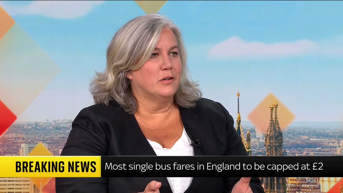 "The detail... still needs to be worked through." Sophy Ridge asks Transport Secretary Heidi Alexander MP exactly how the newly announced £2 bus fare cap in England will be funded. 📺